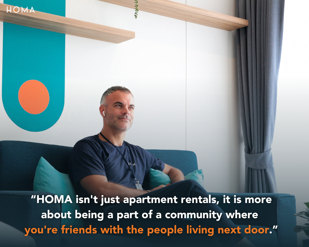 Luca on the co-living concept